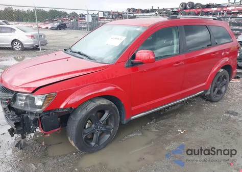 2018 Dodge Journey Crossroad из США, поврежденный, VIN 3C4PDCGGXJT378693